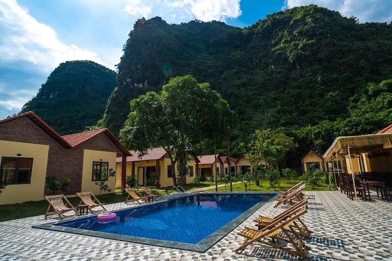 Trang An Retreat (or similar riverside ecolodge)