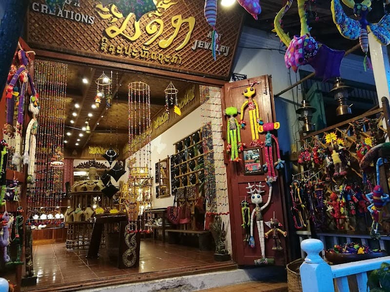 Vegetarian Buffet Stalls – Luang Prabang Night Market Food Alley