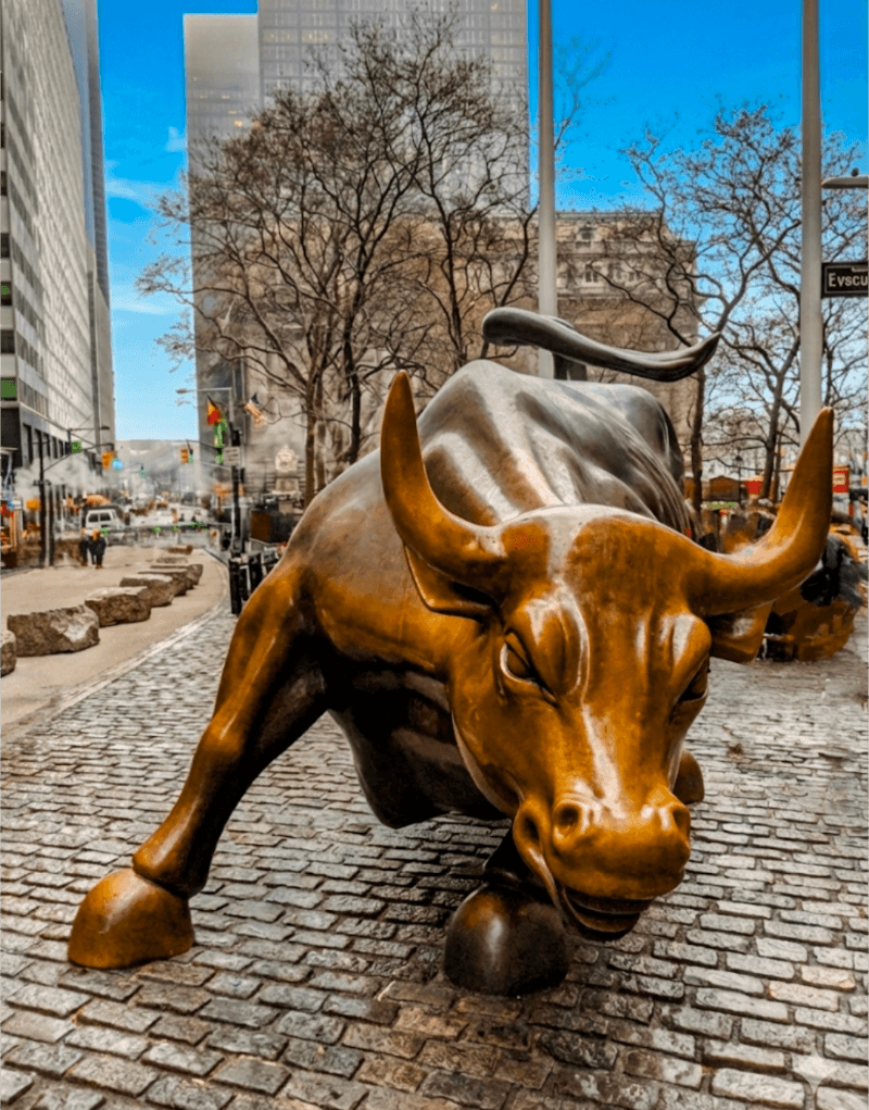 Wall Street & Charging Bull
